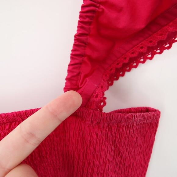 Roller Rabbit Pink Smocked Top - Picture 9 of 11